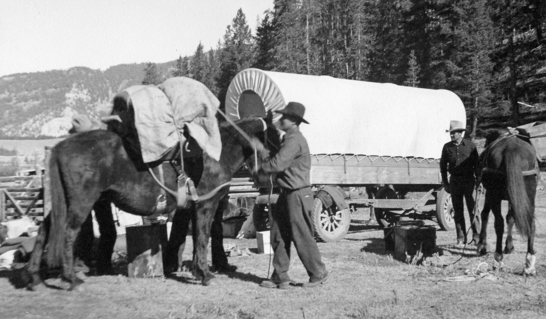 Montana Ranch History in Gallatin Gateway Covered Wagon Ranch Covered Wagon Ranch