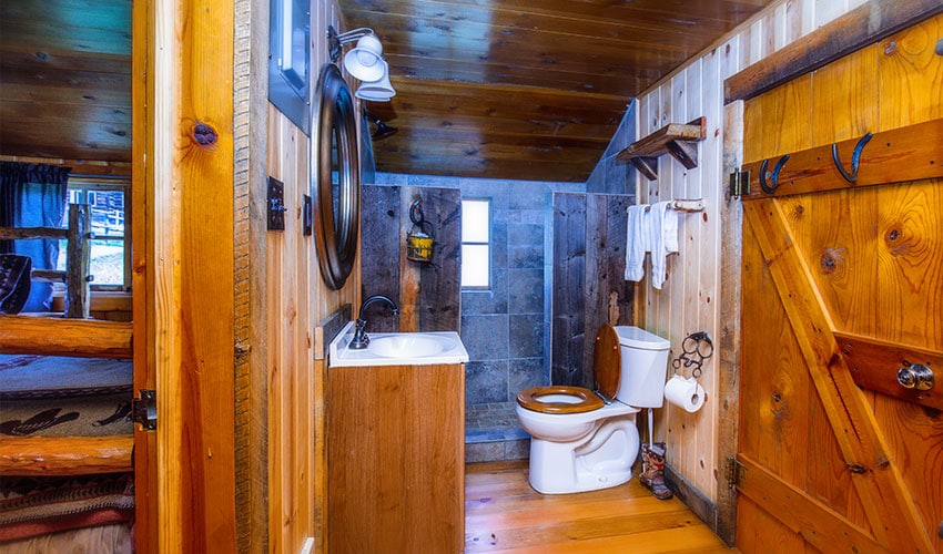 cabin bathroom