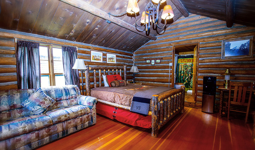Koch Cabin interior