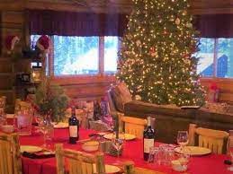 Christmas table and tree