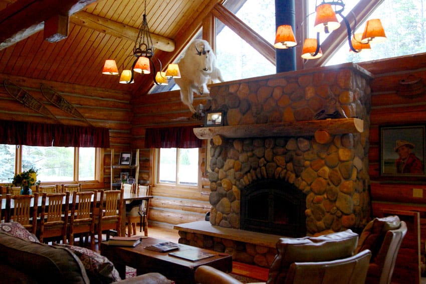 Interior Taylor Fork Lodge